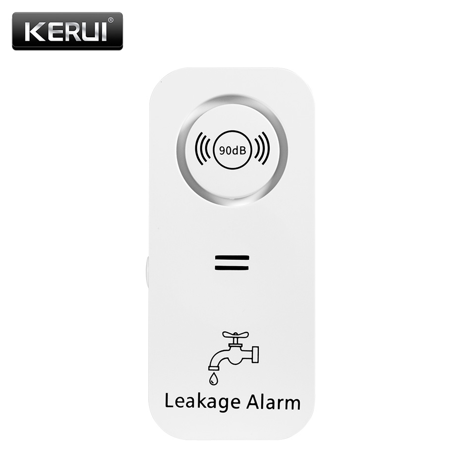 Home Security Outdoor - مستشعر المياه اللاسلكي KERUI 90db جهاز
