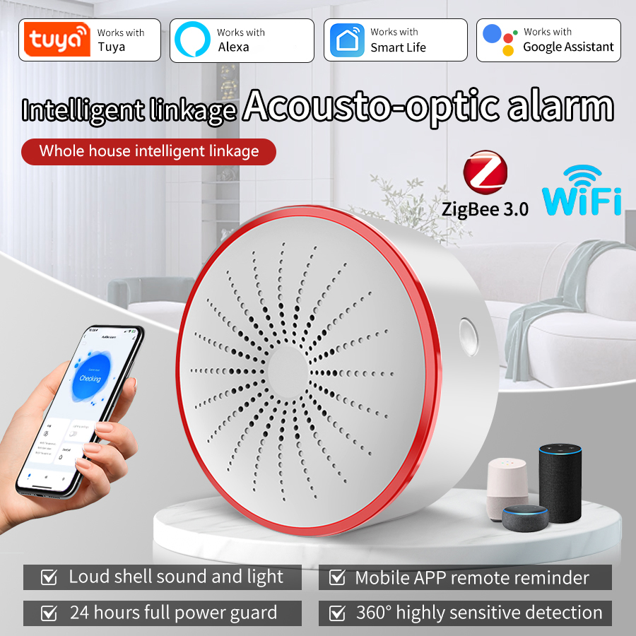 Home Security Lights - صفارة إنذار ذكية من تويا تعمل