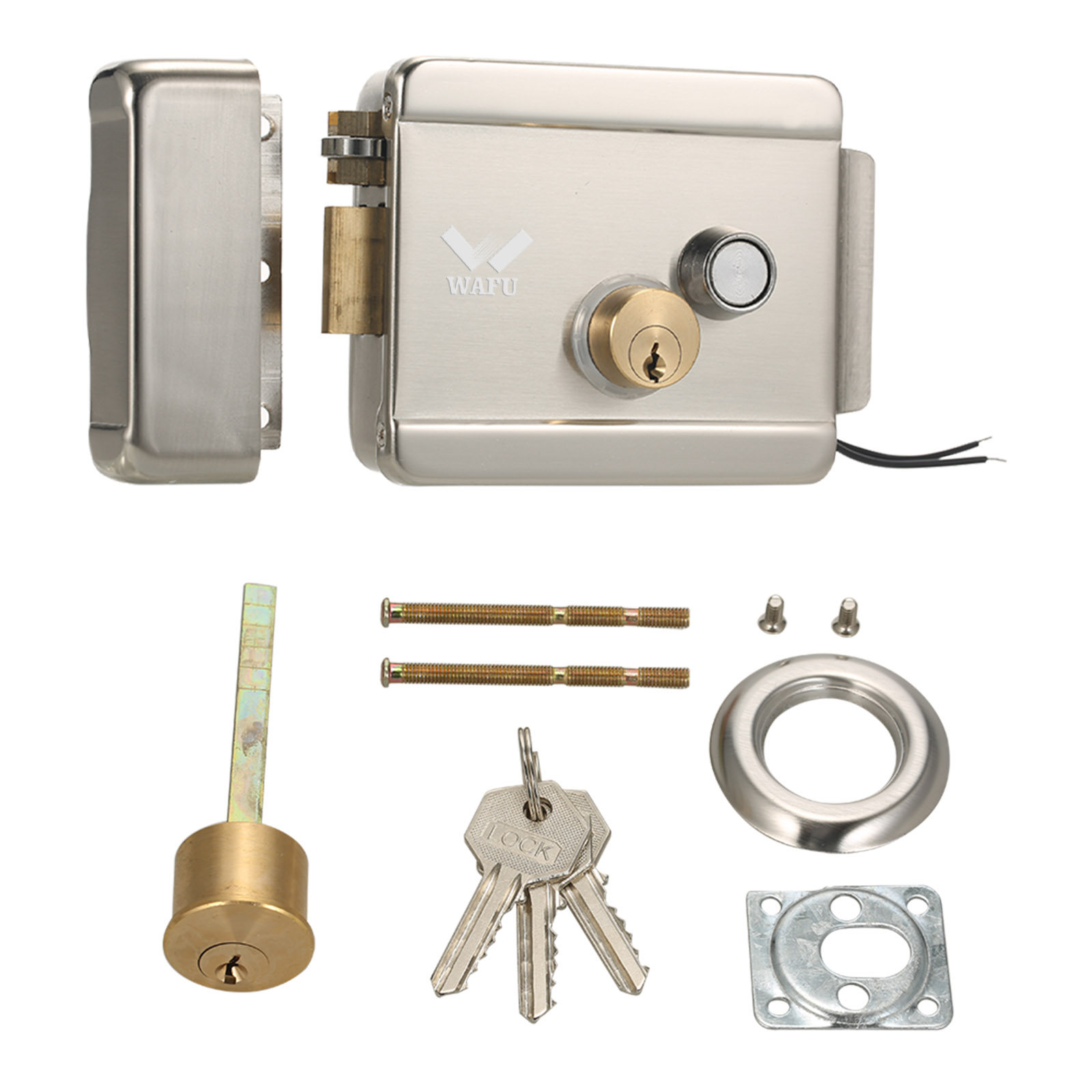 Home Security Locks For Doors - قفل باب البوابة الكهربائية الذكي WAFU،