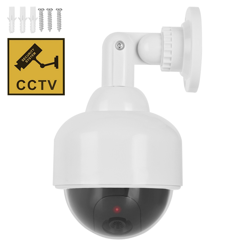Home Security Lights - كاميرا وهمية مقاومة للماء واقعية مع
