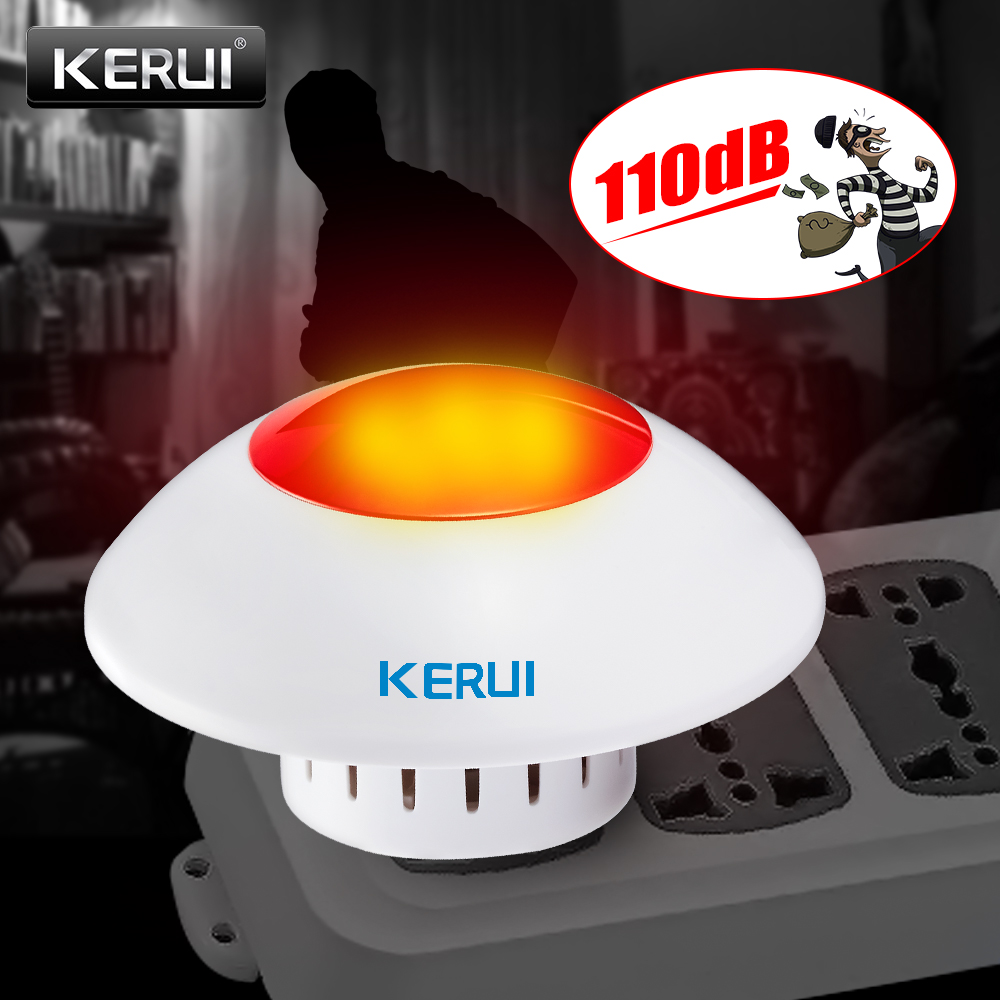 Home Security Lights - KERUI J009 بصوت عال داخلي صفارة