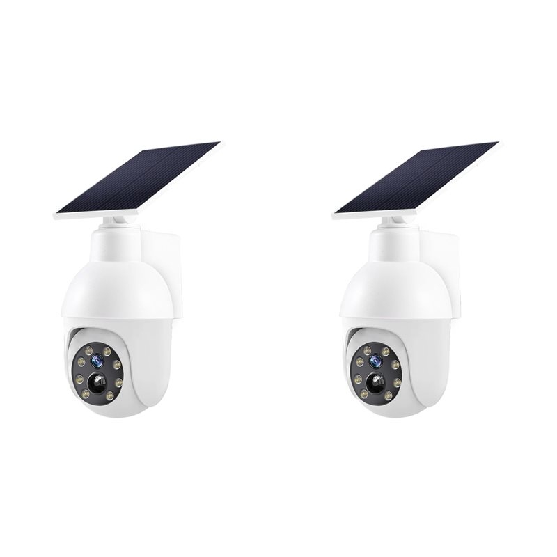Home Security Lights - 2X ضوء استشعار تناظري يعمل بالطاقة