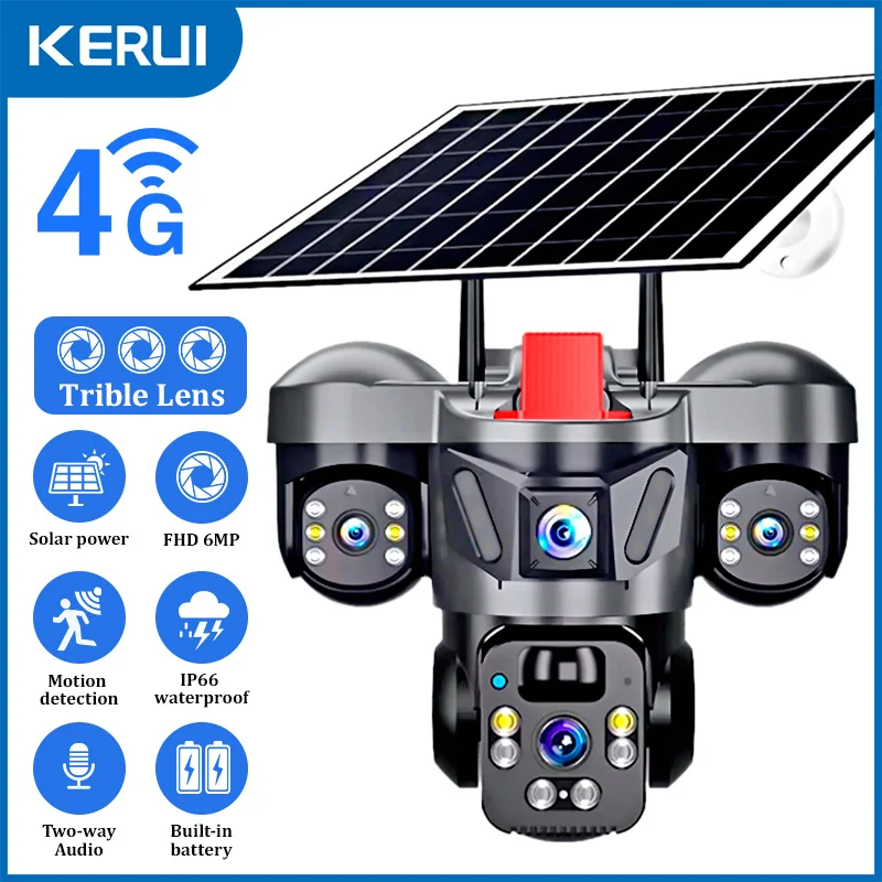Home Security Panel - KERUI V380 Pro في الهواء الطلق