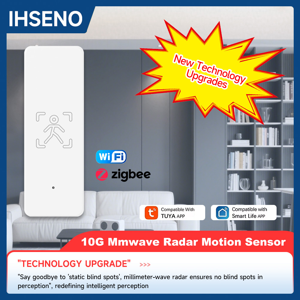 Home Security App - IHSENO Tuya ZigBee مستشعر الوجود البشري