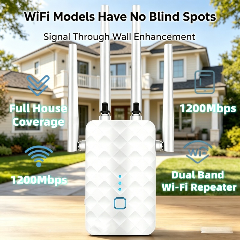 Home Security Outdoor - مقوي إشارة واي فاي لاسلكي بسرعة