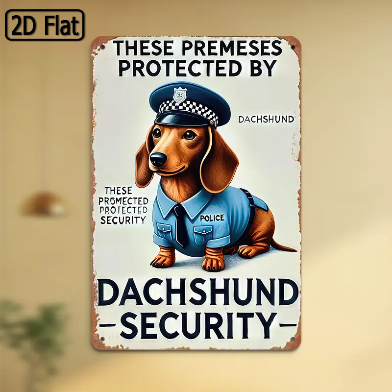 لافتة أمان معدنية مضحكة على شك - مراجعة Home Security Outdoor وسعره