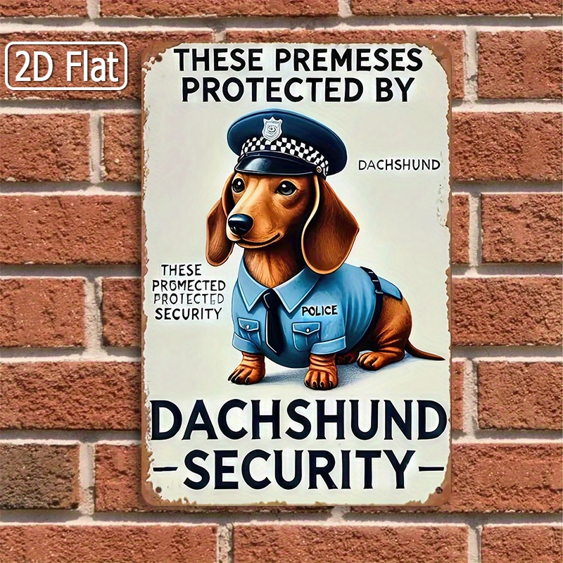 لافتة أمان معدنية مضحكة على شك - مراجعة Home Security Outdoor وسعره