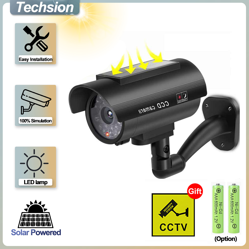 الألواح الشمسية محاكاة كاميرا  - مراجعة Home Security Lights وسعره