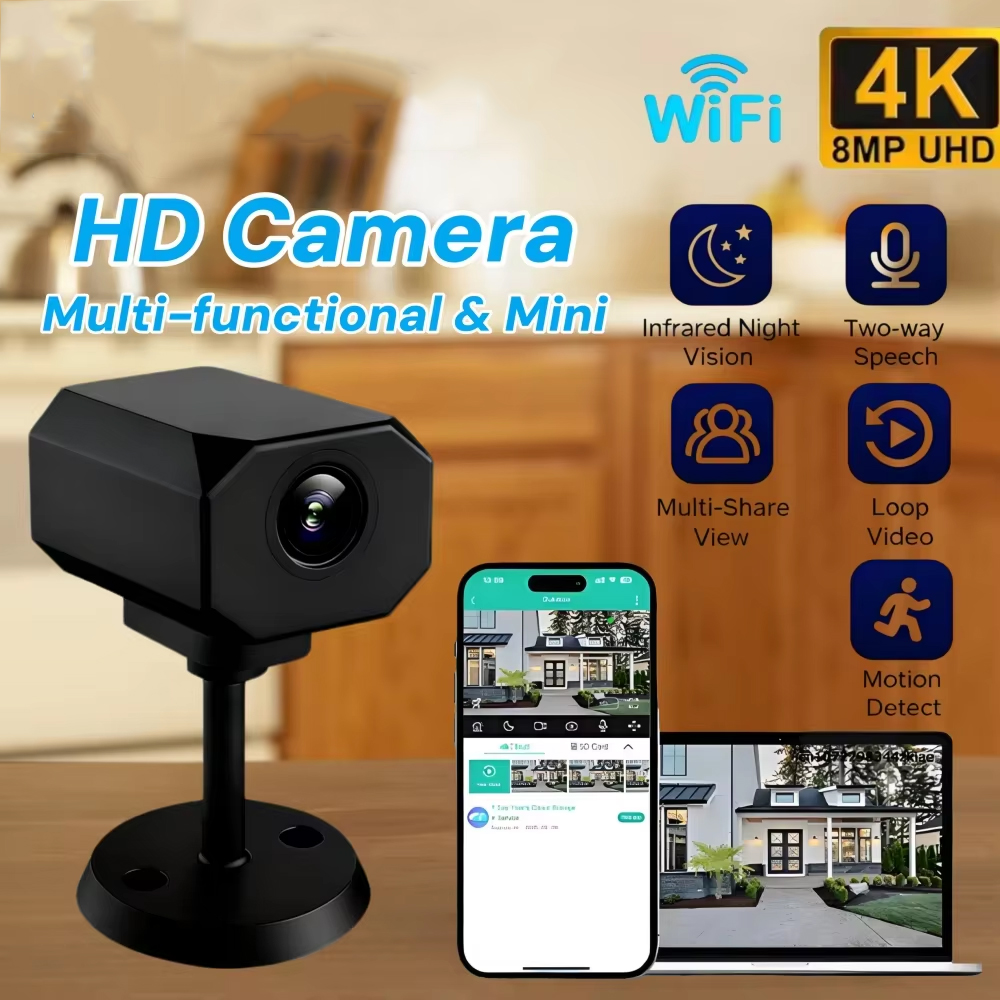 كاميرا أمان WiFi بدقة 4K للمنز - مراجعة Home Security With Camera وسعره