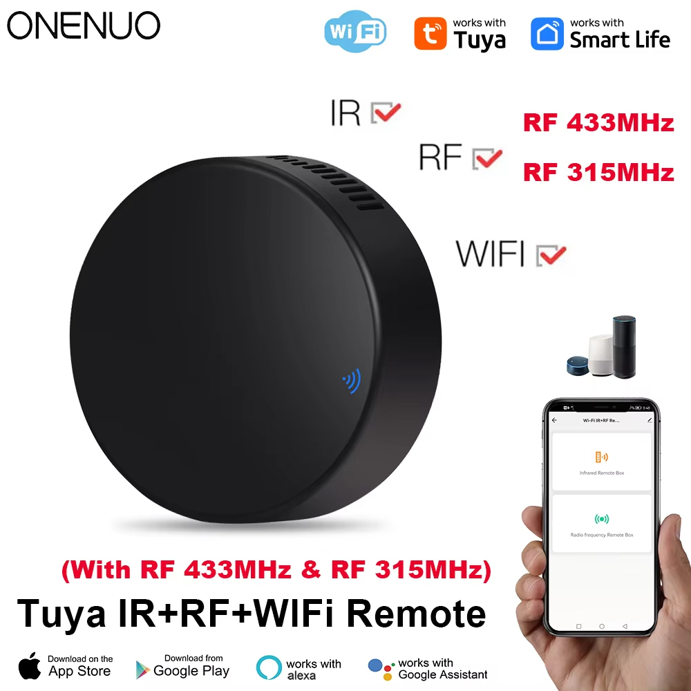 جهاز تحكم عن بعد Tuya WiFi RF  - مراجعة Home Security App وسعره