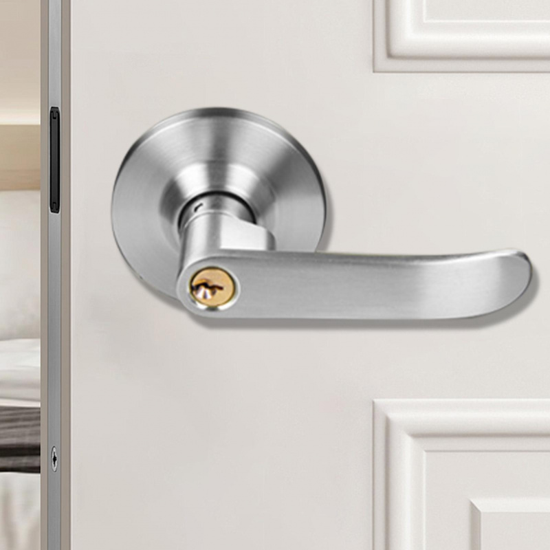 قفل مقبض الباب مع 3 مفاتيح، مق - مراجعة Home Security Essential وسعره