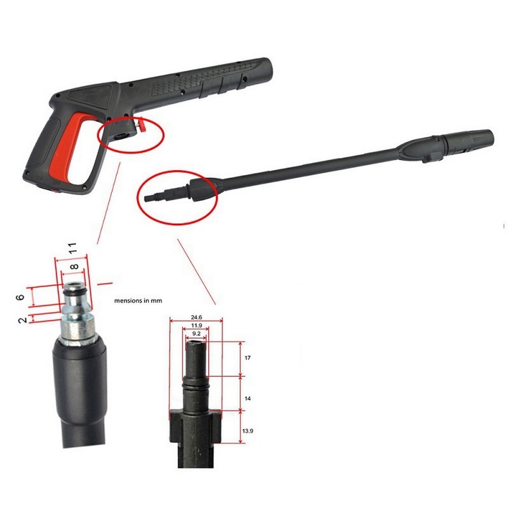 ارتفاع ضغط غسالة غسيل السيارات - مراجعة Home Security Gun وسعره
