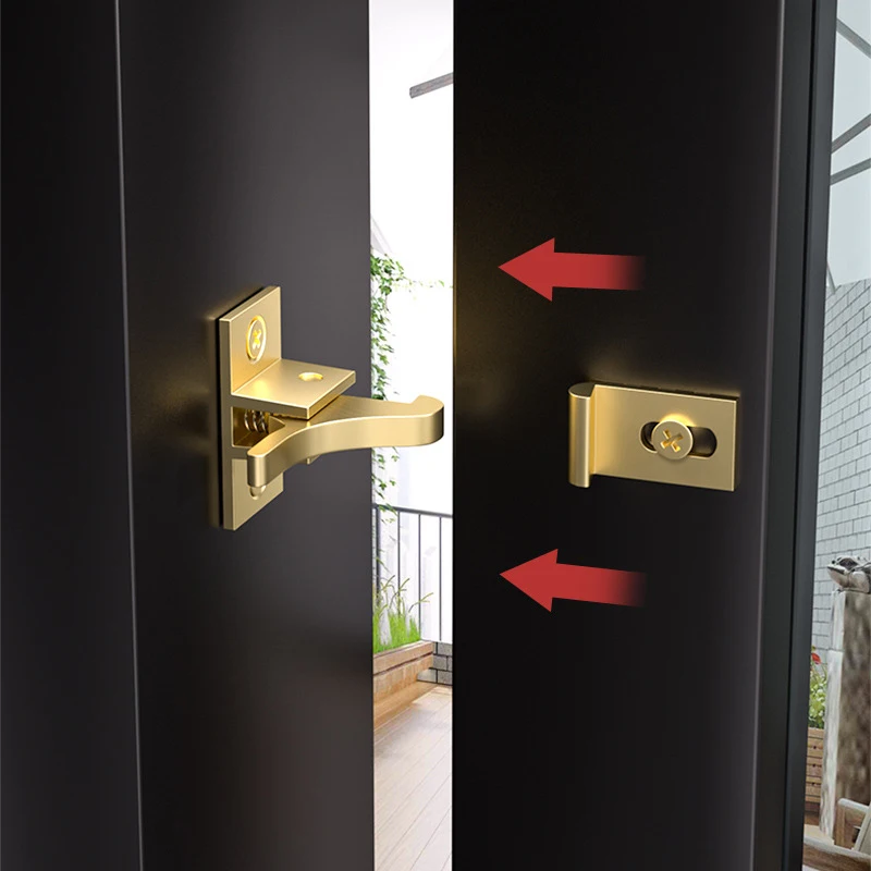 مشبك قفل مزلاج نحاسي على شكل ط - مراجعة Home Security Tapo وسعره
