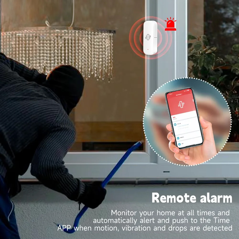 الذكية زيجبي الاهتزاز الاستشعا - مراجعة Home Security App وسعره
