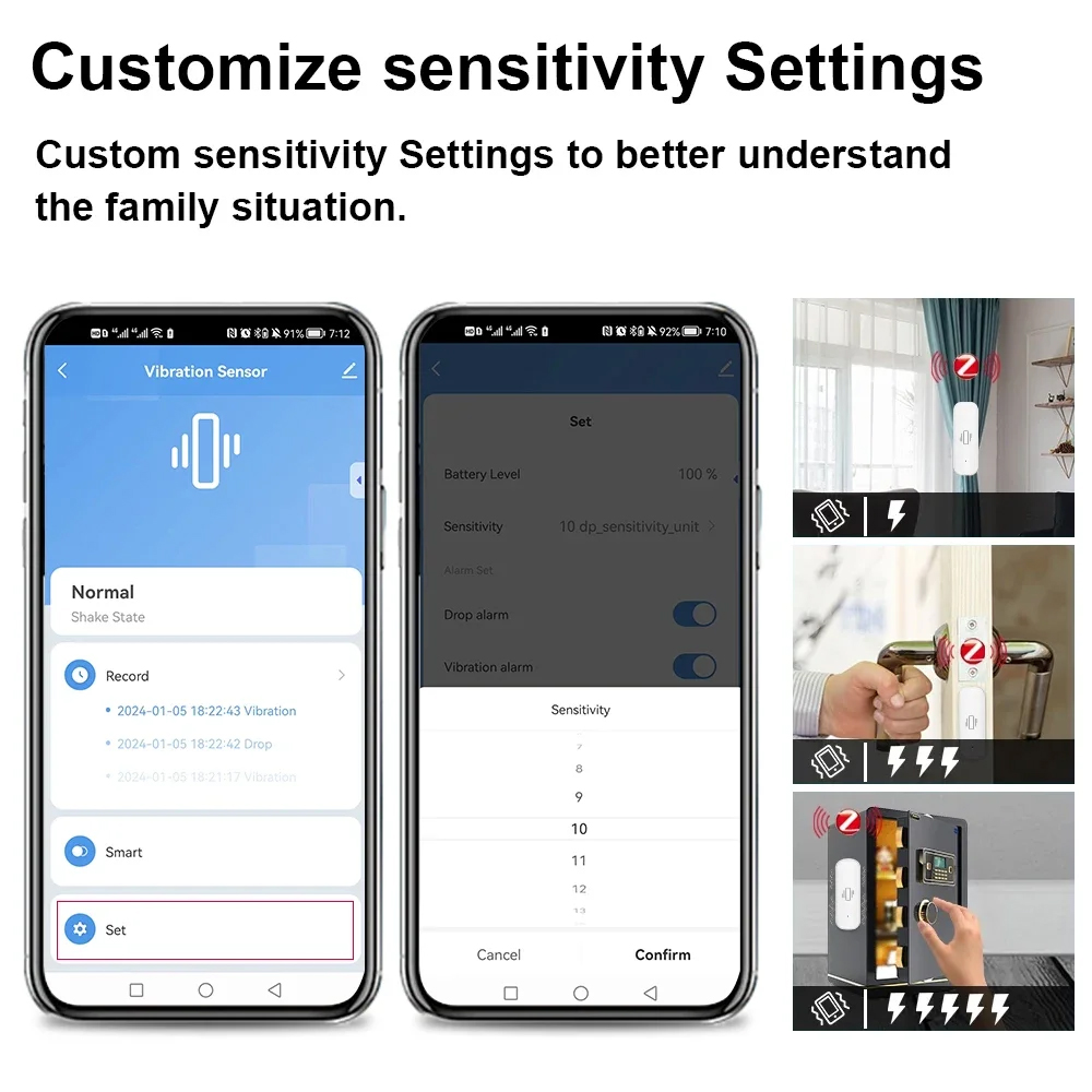 الذكية زيجبي الاهتزاز الاستشعا - مراجعة Home Security App وسعره