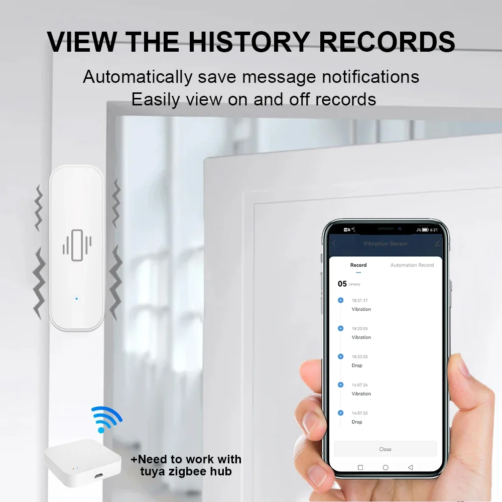 الذكية زيجبي الاهتزاز الاستشعا - مراجعة Home Security App وسعره