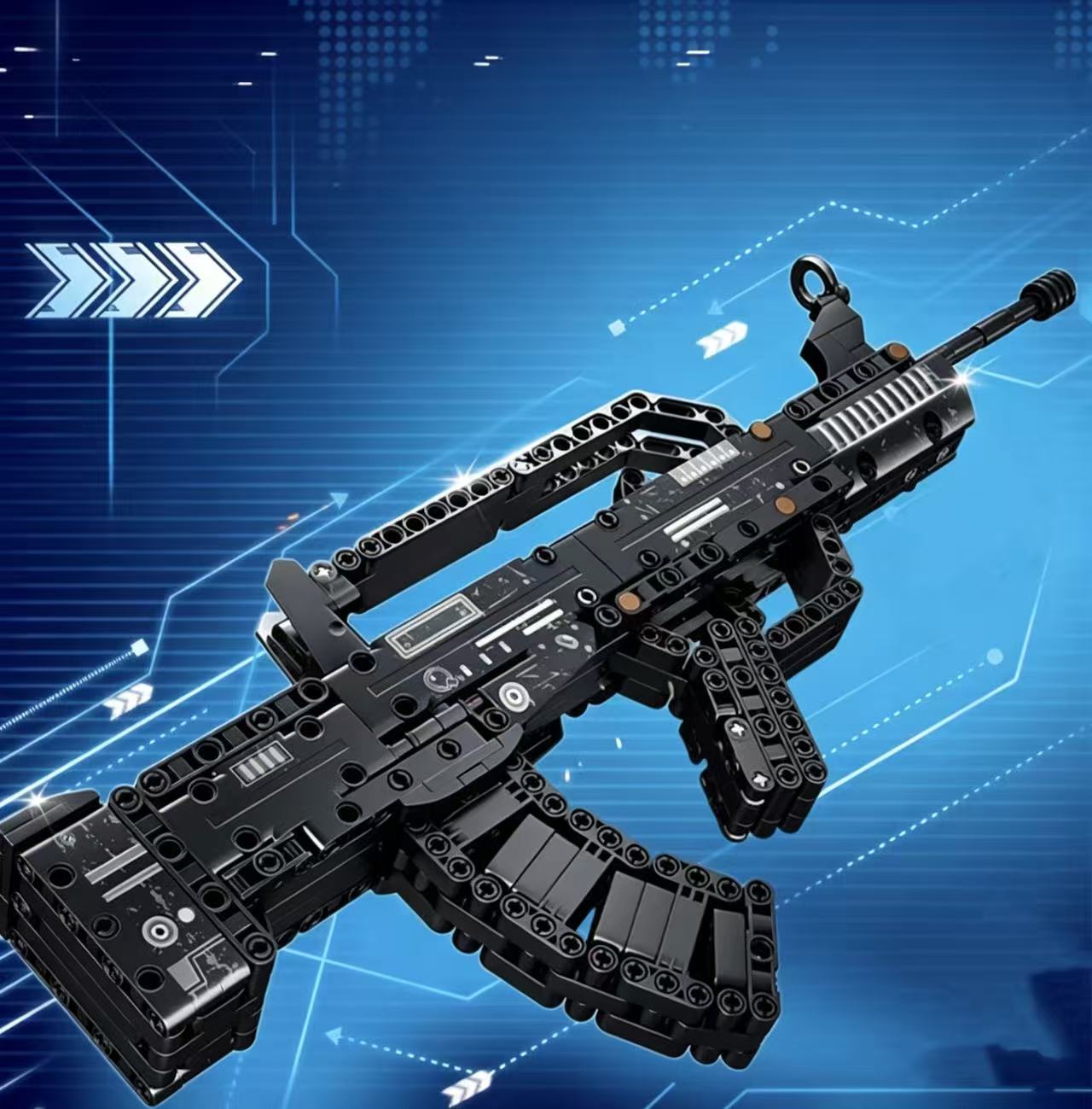 مكعبات بناء على شكل بندقية 98k - مراجعة Home Security Gun وسعره