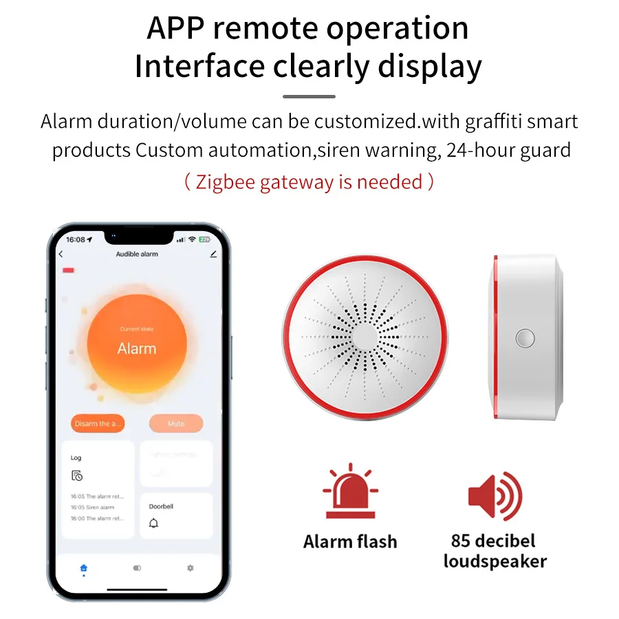 صفارة إنذار ذكية من تويا تعمل  - مراجعة Home Security Lights وسعره