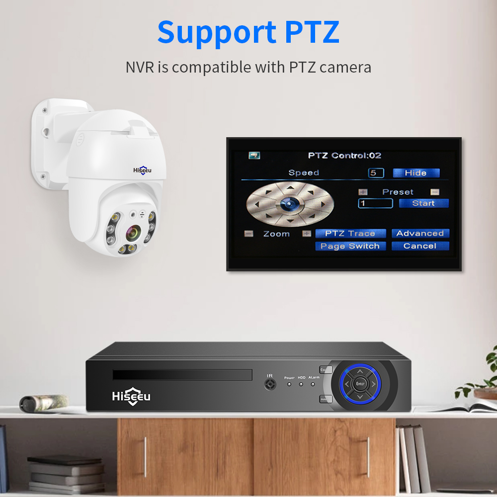Hiseeu 4CH 10CH 16CH 4K 8MP 5M - مراجعة Home Security With Camera وسعره