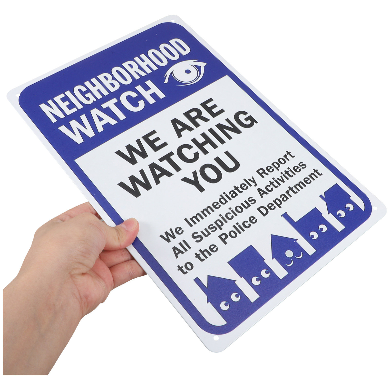 لافتة حائط كلاسيكية تحذيرية بع - مراجعة Home Security Outdoor وسعره