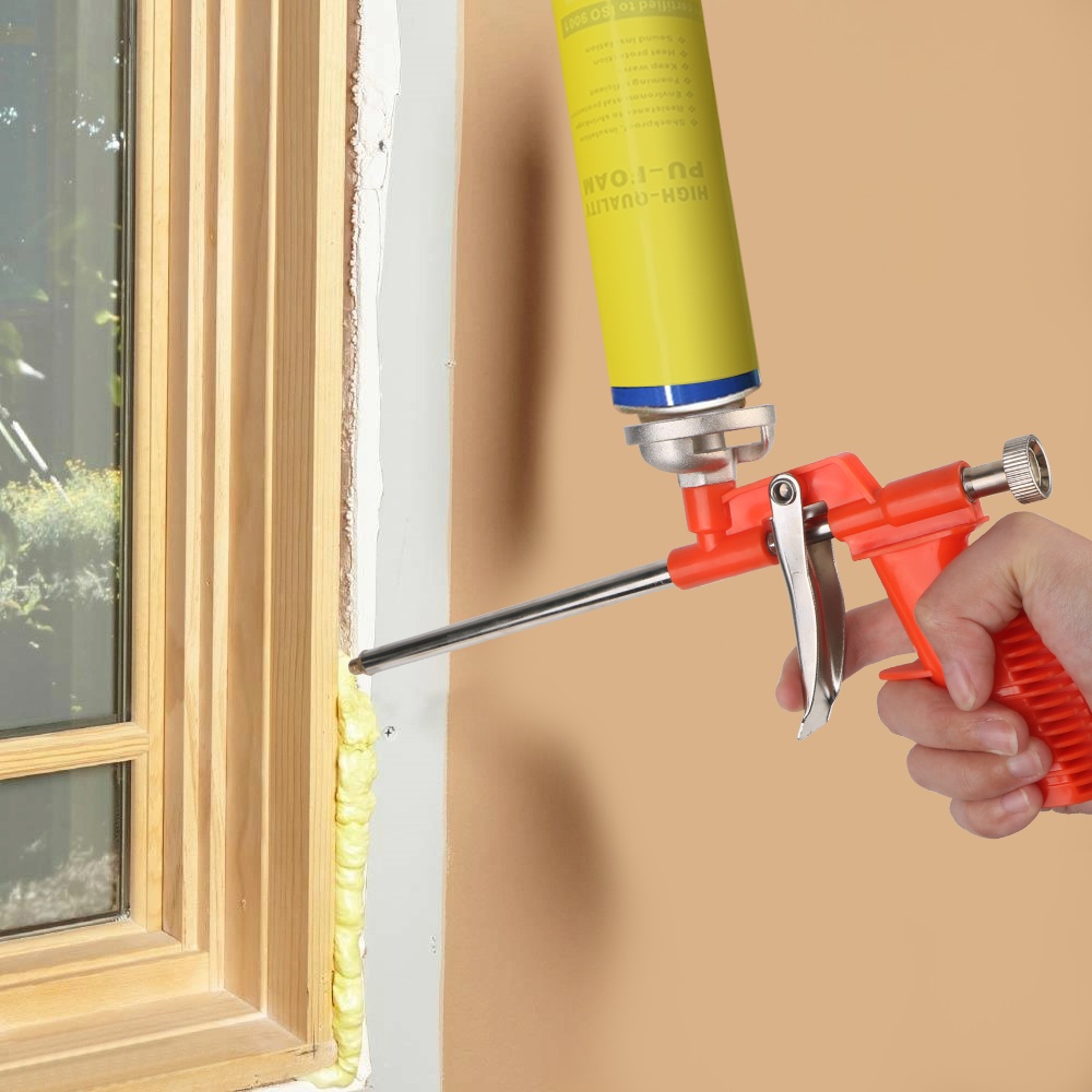 مسدس رش رغوي احترافي، أداة لسد - مراجعة Home Security Gun وسعره