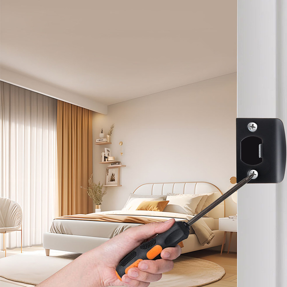 قطعتان من صفائح حماية الأبواب  - مراجعة Home Security Locks For Doors وسعره