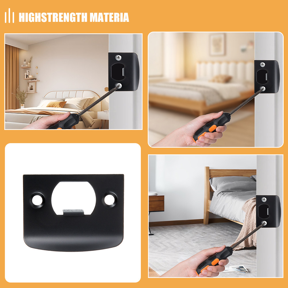 قطعتان من صفائح حماية الأبواب  - مراجعة Home Security Locks For Doors وسعره