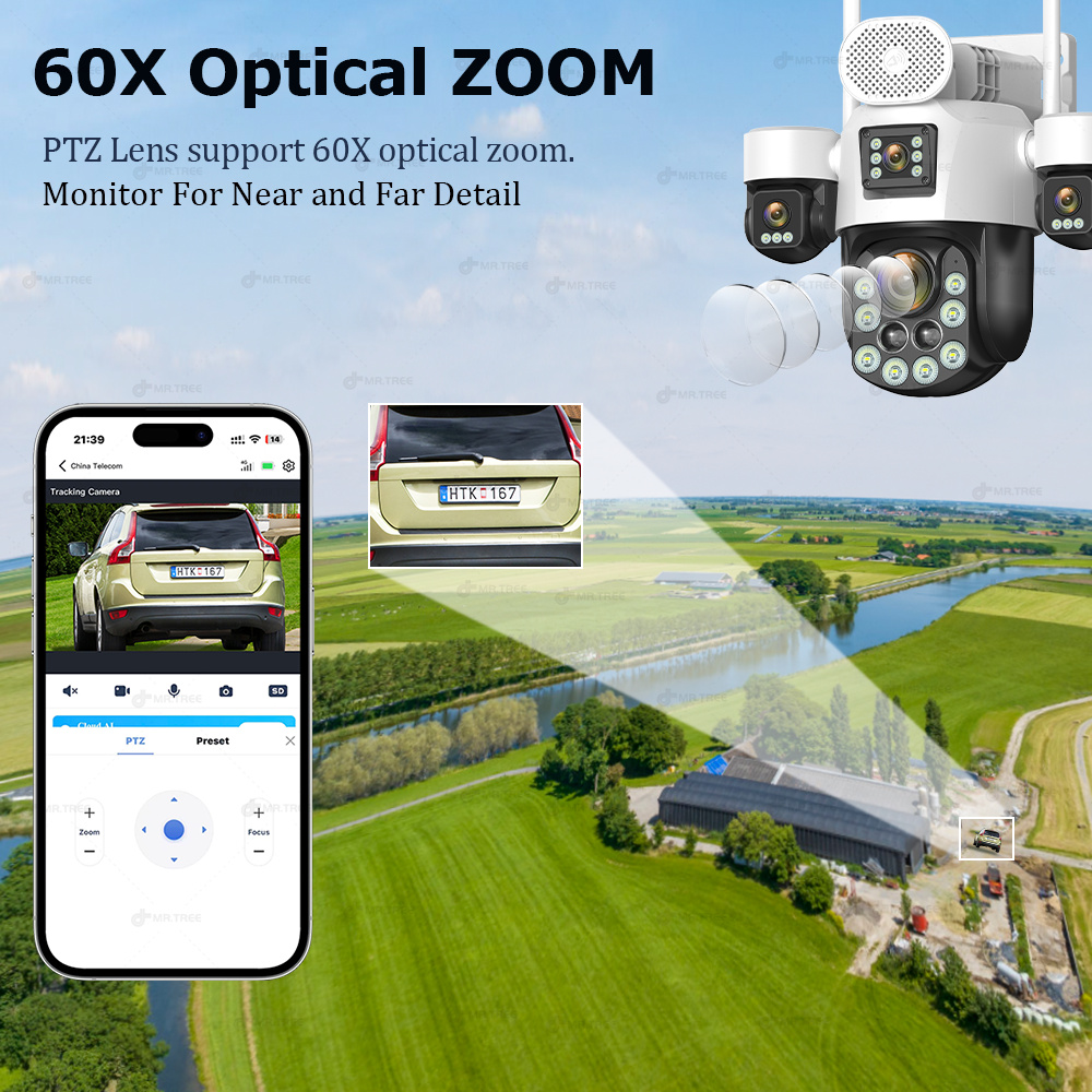 AOV أربعة عدسة كاميرا مراقبة خ - مراجعة Home Security Upgrades وسعره