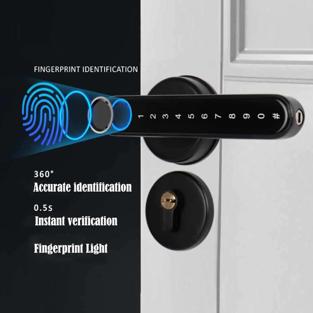 قفل بصمة الإصبع الذكي بتقنية ا - مراجعة Home Security Locks For Doors وسعره