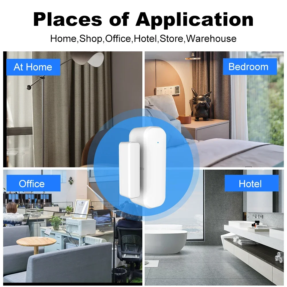 مستشعر فتح الأبواب والنوافذ بت - مراجعة Home Security Lights وسعره