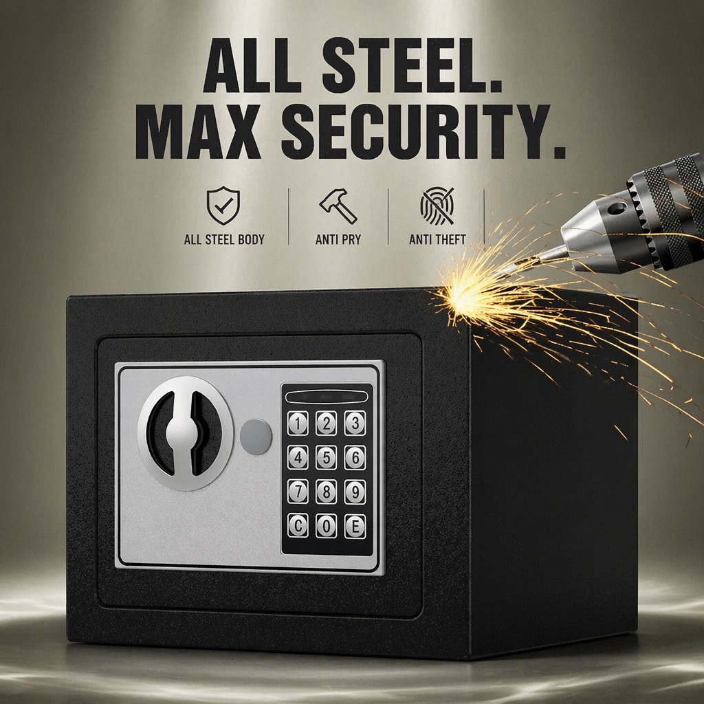 خزنة إلكترونية رقمية من الفولا - مراجعة Home Security Upgrades وسعره