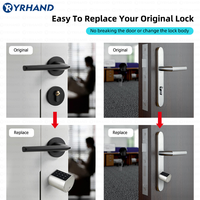 قفل باب أسطواني أوروبي ذكي ttl - مراجعة Home Security Upgrades وسعره