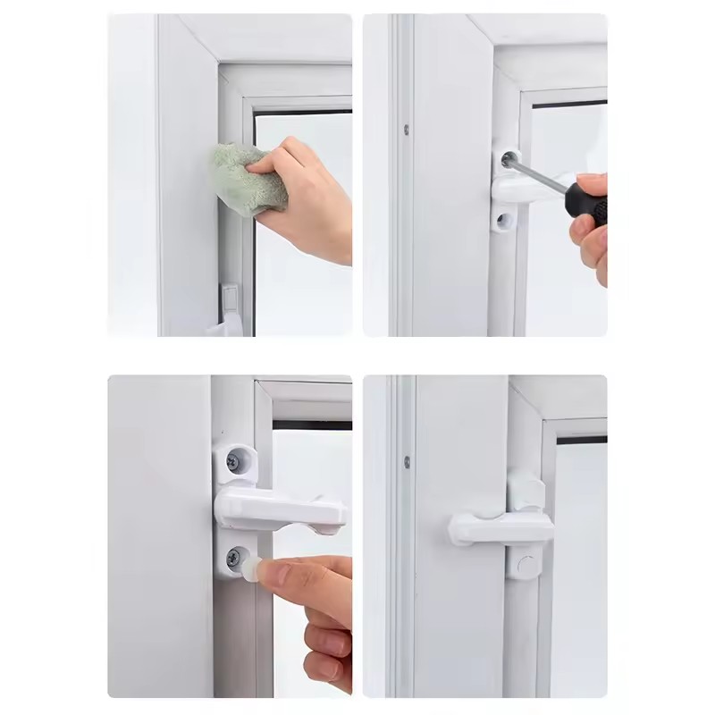 قفل بلاستيكي للأبواب والنوافذ، - مراجعة Home Security Tapo وسعره