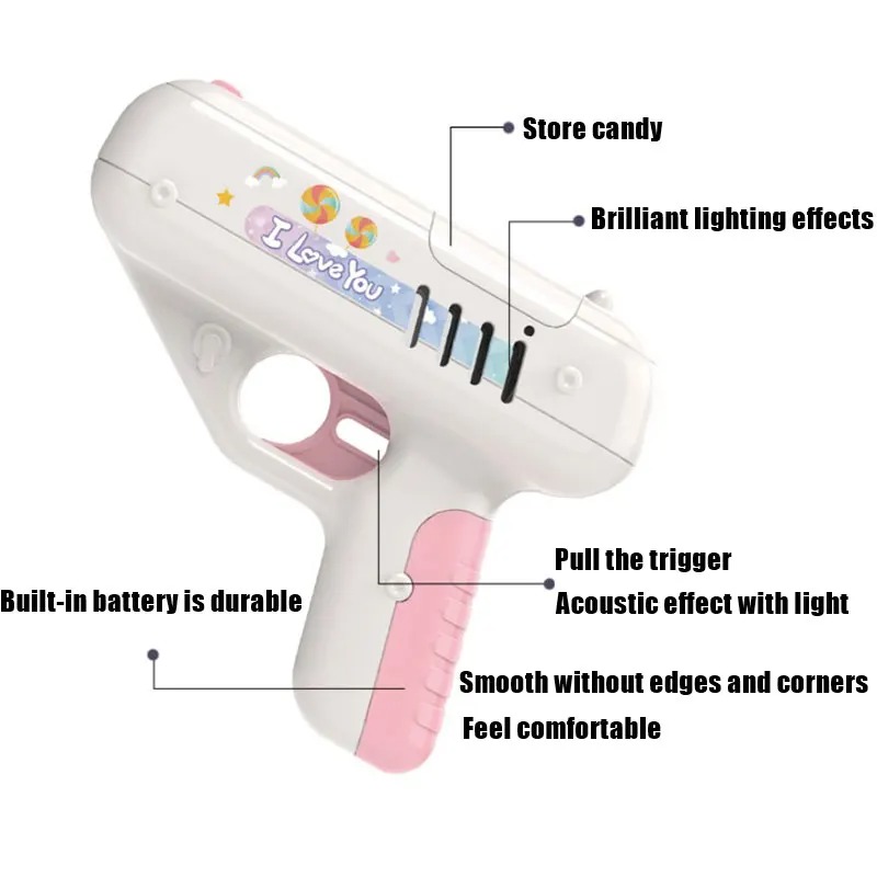 حامل مصاصة مسدس مفاجأة لطيف ،  - مراجعة Home Security Gun وسعره