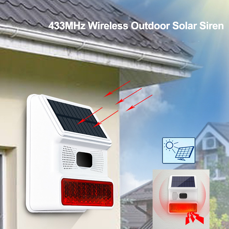 TAIBOAN 433MHZ اللاسلكية الشمس - مراجعة Home Security Lights وسعره