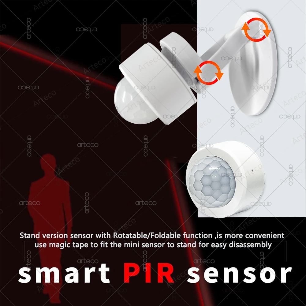 مستشعر حركة صغير بتقنية Zigbee - مراجعة Home Security App وسعره