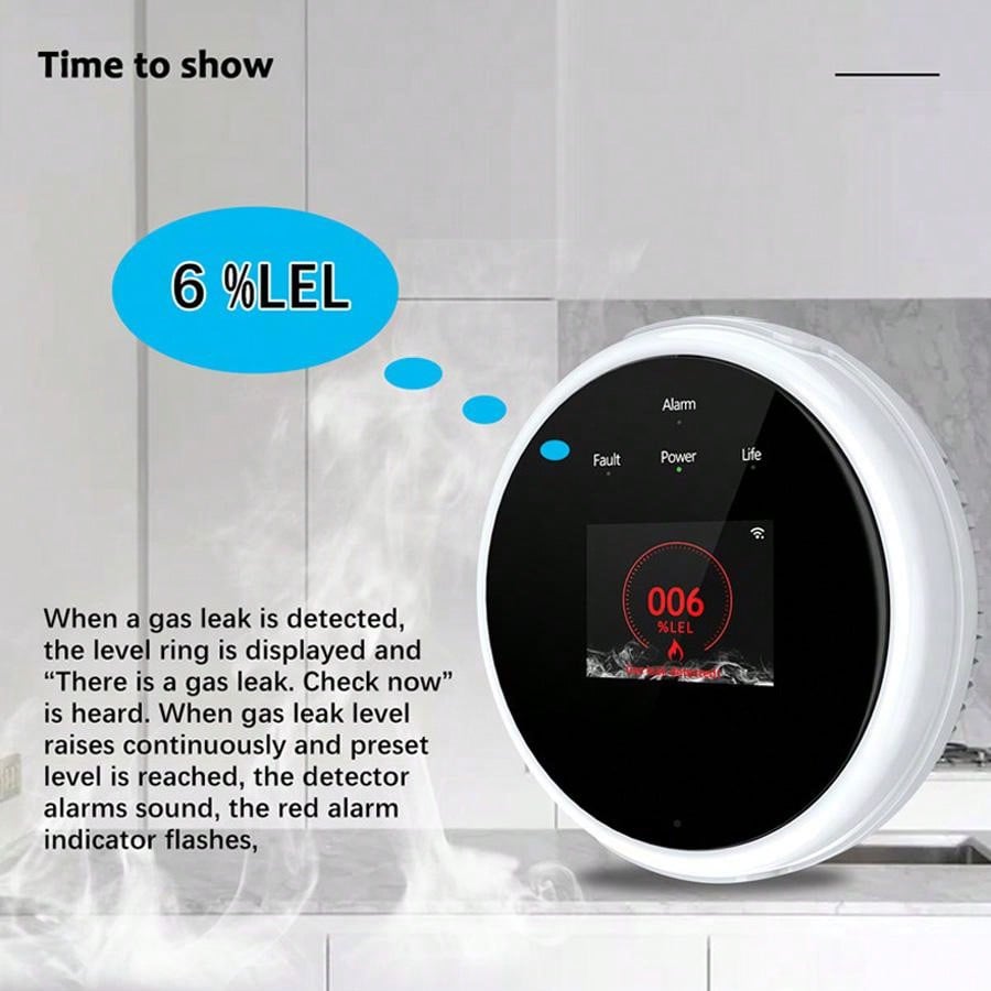 جهاز استشعار إنذار الغاز بتقني - مراجعة Home Security Upgrades وسعره