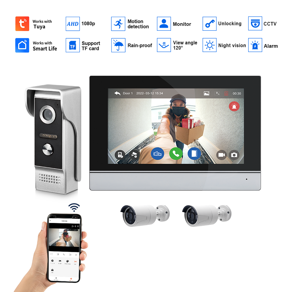 7 بوصة IPS شاشة 2MP تويا التحك - مراجعة Home Security Ultimate وسعره