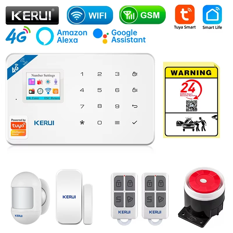 KERUI نظام إنذار أمان عدة W184 - مراجعة Home Security Ultimate وسعره