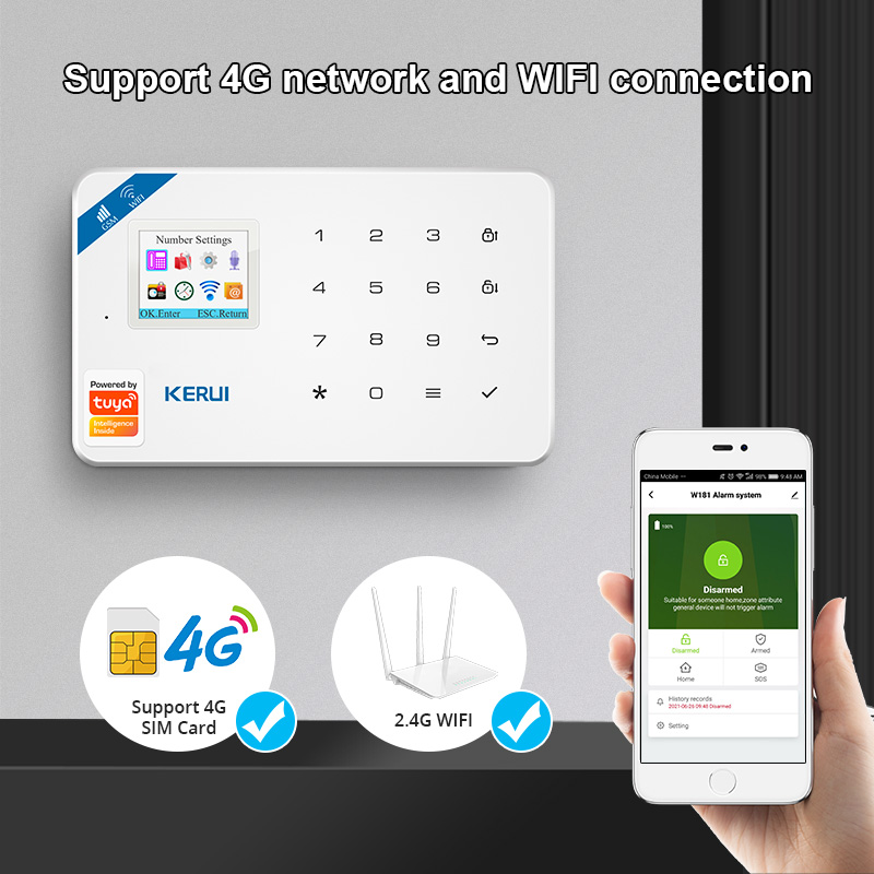 KERUI نظام إنذار أمان عدة W184 - مراجعة Home Security Ultimate وسعره