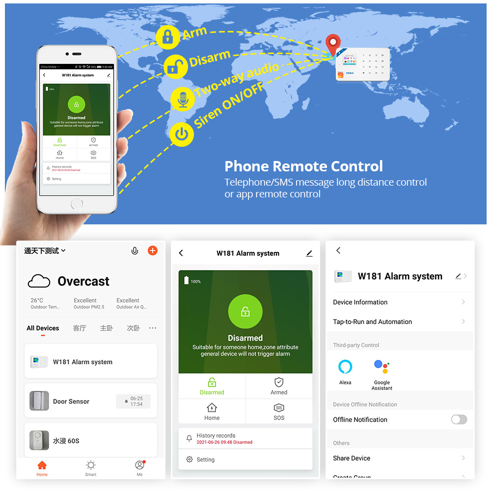 KERUI نظام إنذار أمان عدة W184 - مراجعة Home Security Ultimate وسعره