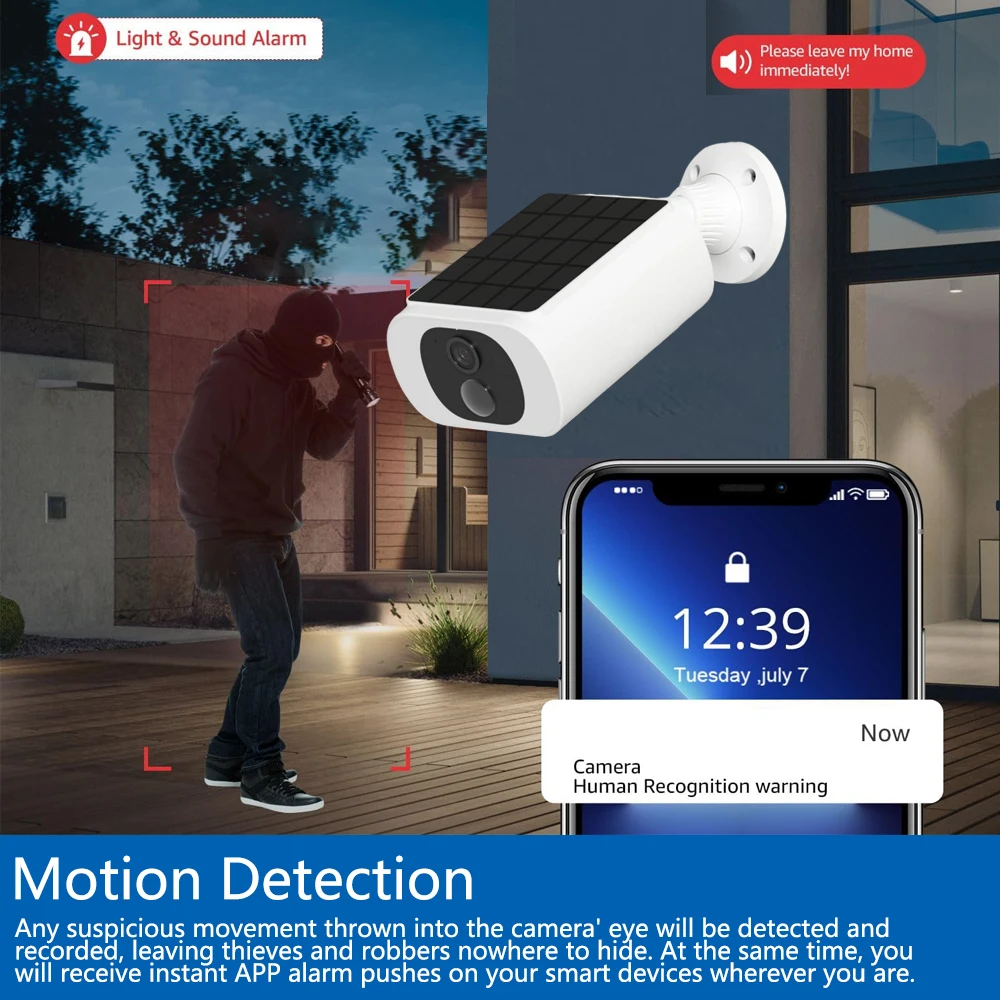 كاميرا أمان لاسلكية تعمل بالطا - مراجعة Home Security Panel وسعره