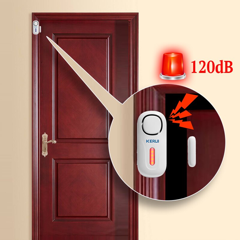 KERUI 120DB لاسلكي باب/نافذة د - مراجعة Home Security Lights وسعره
