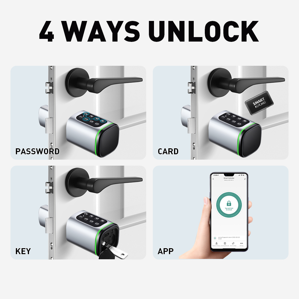 قفل اسطوانة ذكي تويا 60-90 ملل - مراجعة Home Security Essential وسعره