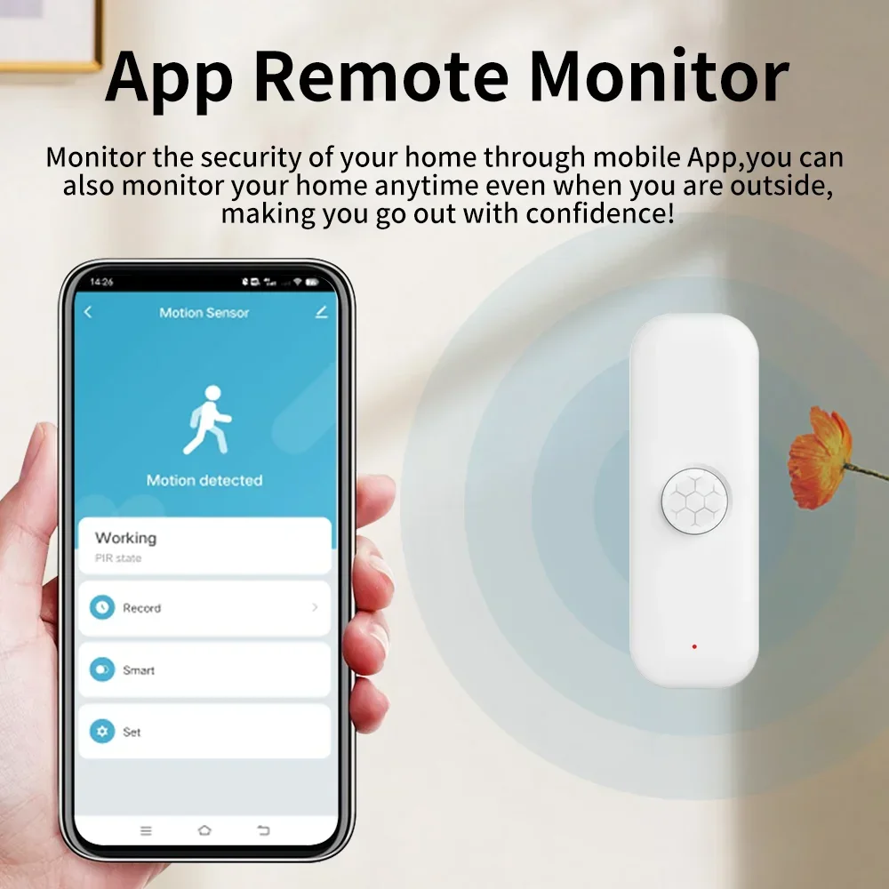 Tuya WiFi محس حركة PIR الذكية  - مراجعة Home Security App وسعره