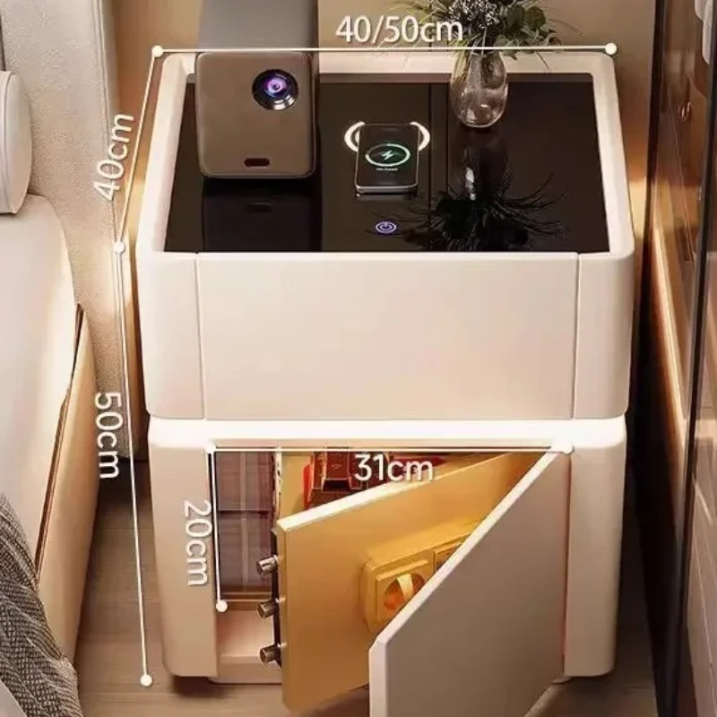 طاولة جانبية للسرير متعددة الو - مراجعة Home Security America وسعره