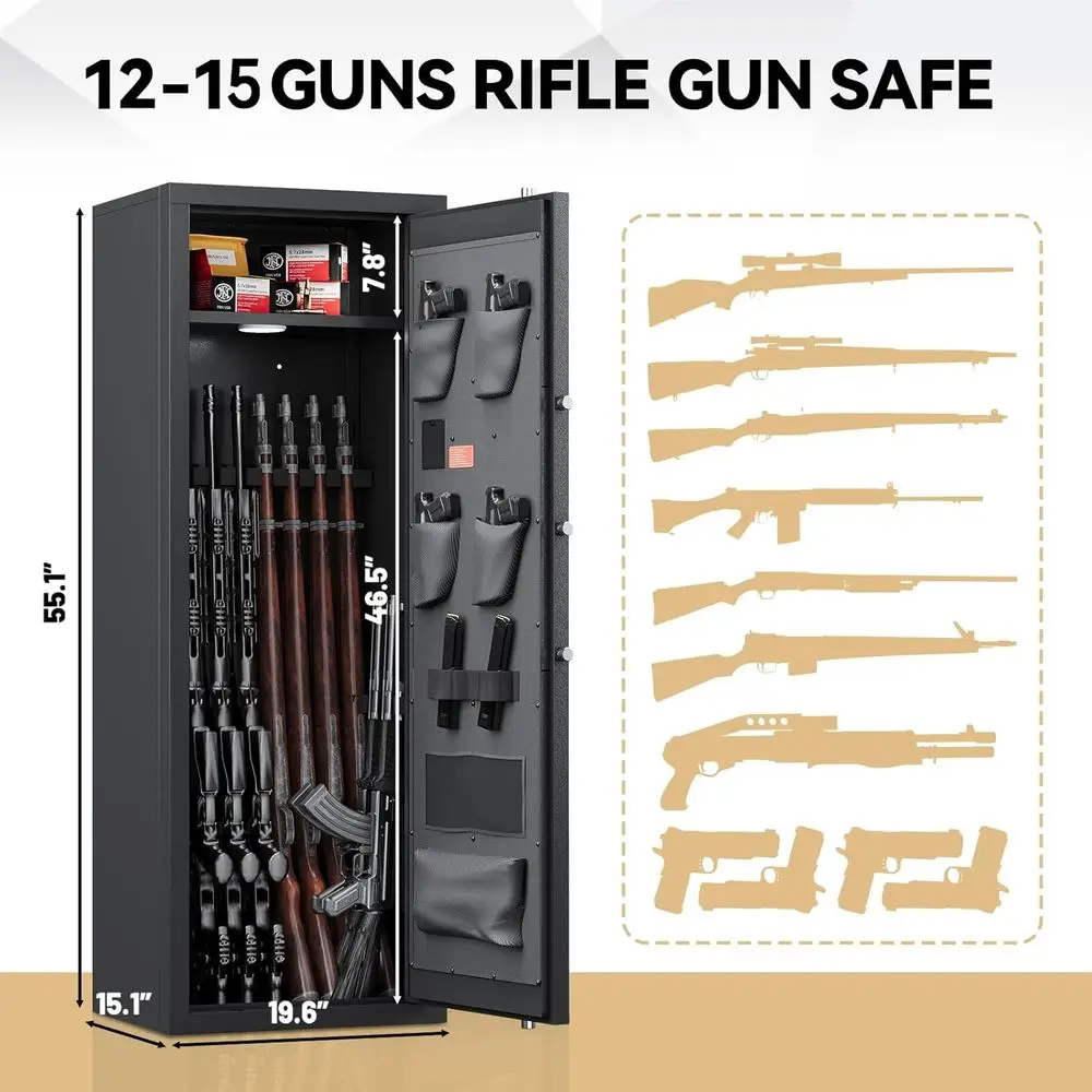 خزنة أسلحة كبيرة قابلة للفك لت - مراجعة Home Security Gun وسعره