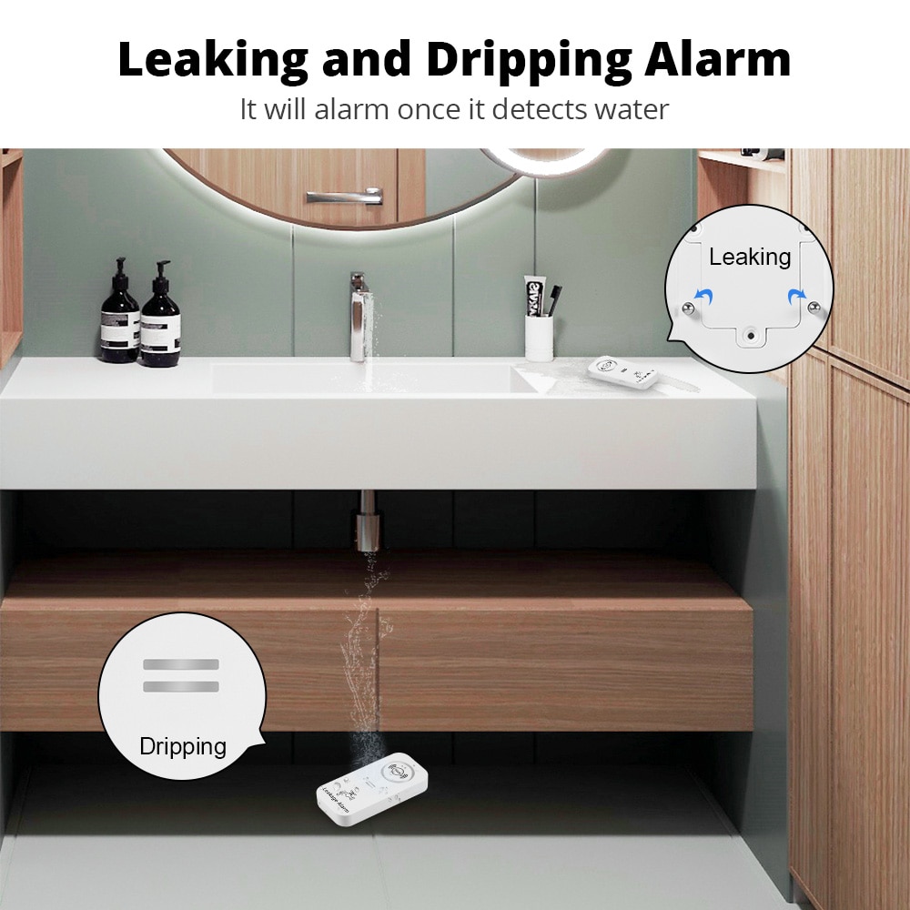 جهاز استشعار مياه لاسلكي KERUI - مراجعة Home Security Outdoor وسعره